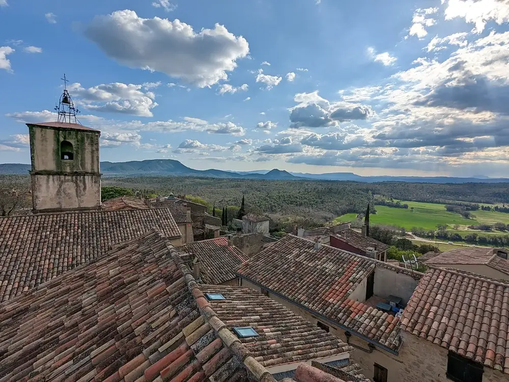 Blick von der Aussichtsplattform in Fox nach Süden